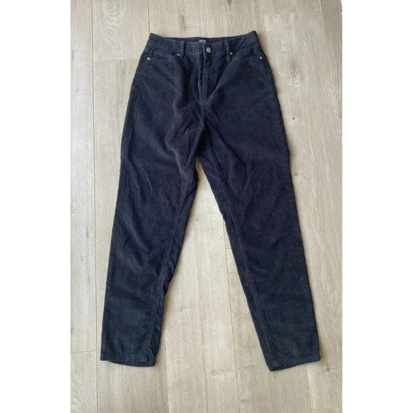 BDG Pants - BDG URBAN OUTFITTERS Black Corduroy MOM HIGH-RISE Jeans Sz 29